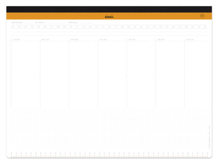 Rhodia Weekly Planner - A3